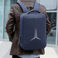 Men's Waterproof Inch Motorcycle Shaping Luminous Backpacks