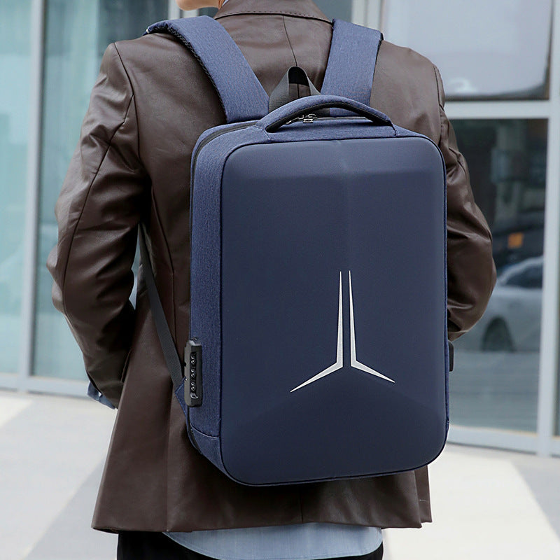 Men's Waterproof Inch Motorcycle Shaping Luminous Backpacks