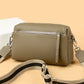 Women's Lychee Pattern Cowhide Simple Trendy Soft Shoulder Bags