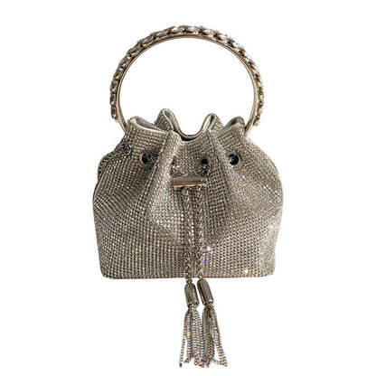 Women's Heron Live Streaming On Tassel Rhinestone Shoulder Bags
