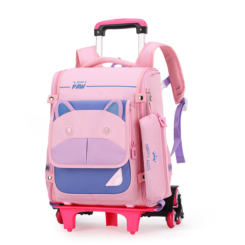 Women's & Men's Natural Fish Full Open Space Primary Grade Elementary School Students' Schoolbags
