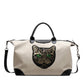 Women's Oversized Portable Cartoon Cat Head Korean Travel Bags