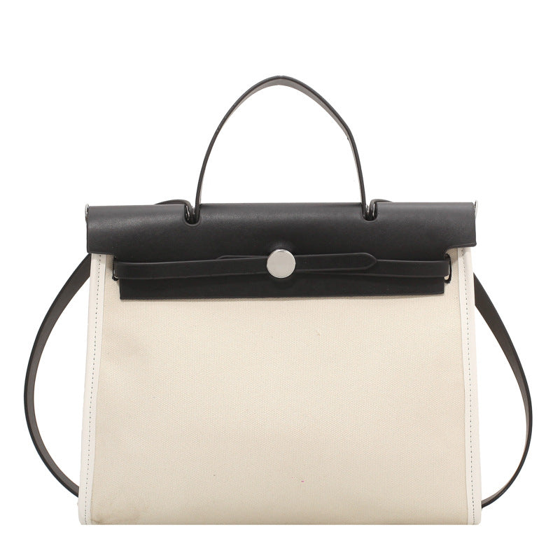 Women's Korean Style Large Capacity Contrast Color Bags