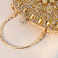 Women's Clutch Alloy Diamond Flower Dress Banquet Evening Bags