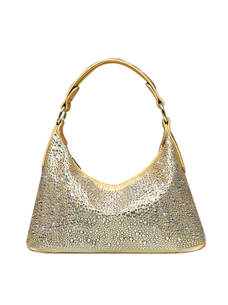 Women's High Sense Delicate Rhinestone Dinner Large Handbags