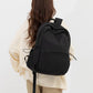 Capacity Solid Color Female Korean Male Bags