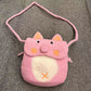 Wool Felt Cute Cartoon Funny Rabbit Fox Crossbody Bags