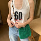 Women's Woven Retro Wooden Bead Tassel With Bags
