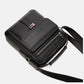 Men's Style Business Commute Leather Vertical Large Men's Shoulder Bags