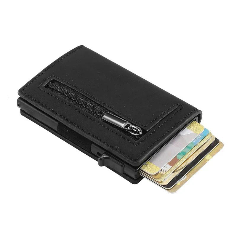 Leather For Man Automatic Pop-up Credit Men's Wallets