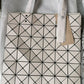 Women's Single Frosted Life Geometry Diamond Pattern Shoulder Bags
