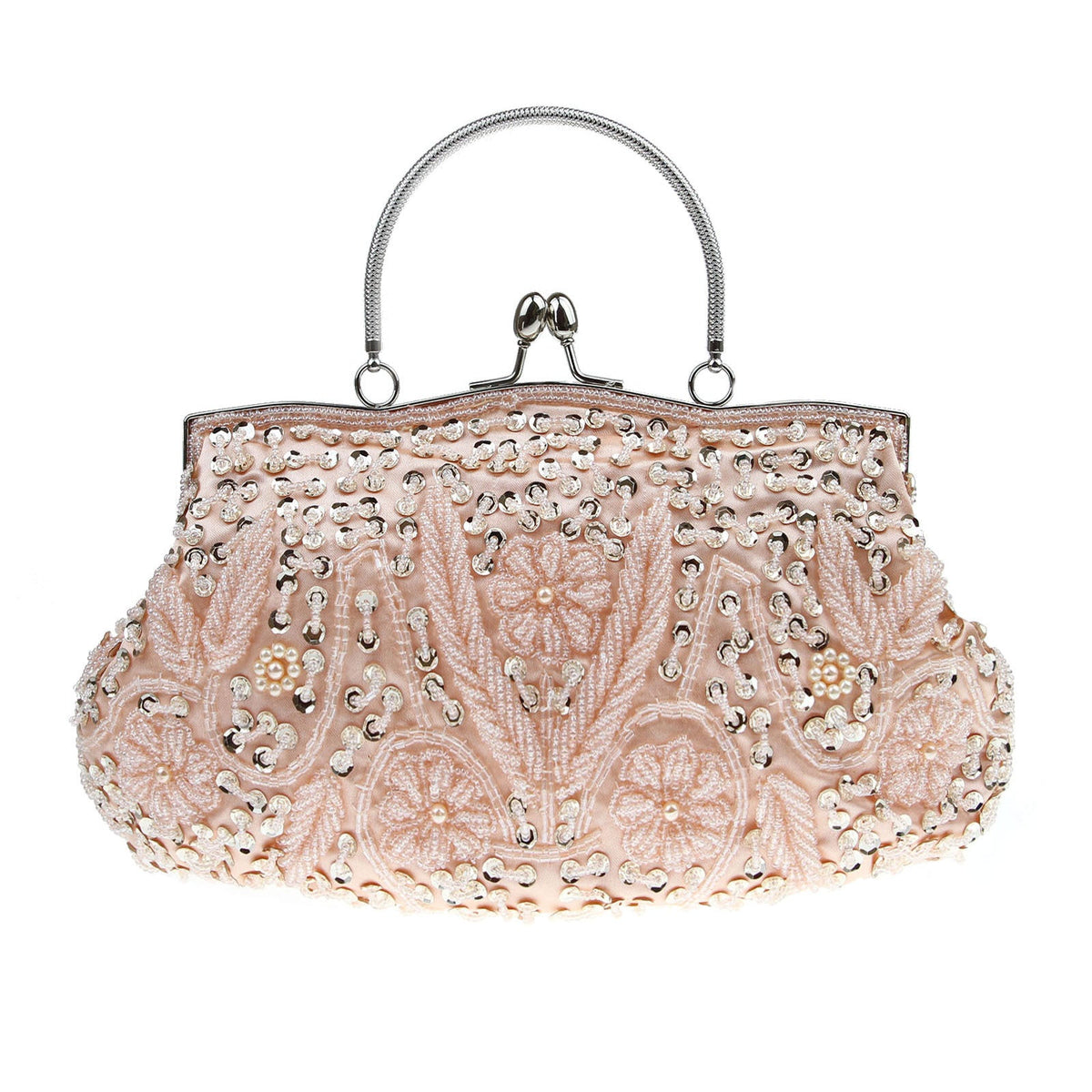 Women's Handmade Pearl Embroidery Dress Garment Dinner Evening Bags