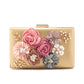Women's Fashion Flower Dinner Temperament Banquet Clutch All Evening Bags