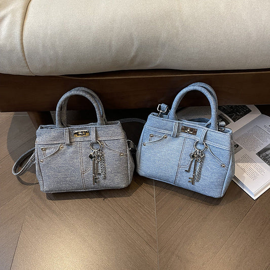 Jeans estilo mujer Kelly, bolsos cruzados de moda versátiles retro