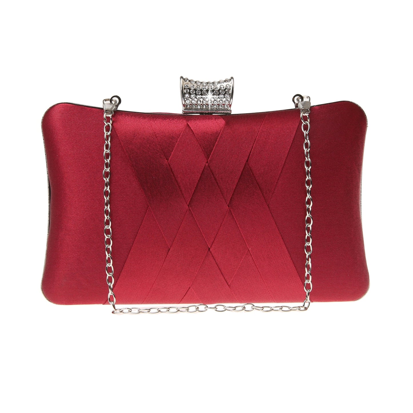 Women's Simple Diamond Clutch Dress Garment Banquet Evening Bags