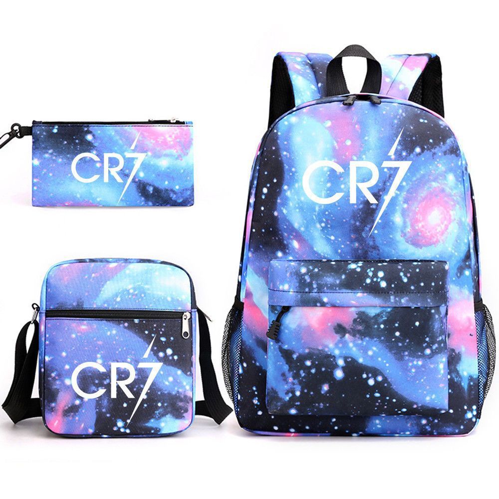 Pencil Three-piece Canvas Large Capacity Leisure Shoulder Bags