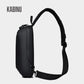Men's Fashion Solid Color Charging Waterproof Men's Chest Bags