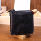 Leather Retro Short Vegetable Tanned Washed Cowhide Unique Men's Wallets