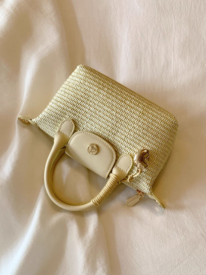 Women's Holiday Walk Summer Mini Woven Shoulder Bags