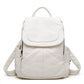 Women's Simple Large Capacity Fashion Soft Leather Backpacks