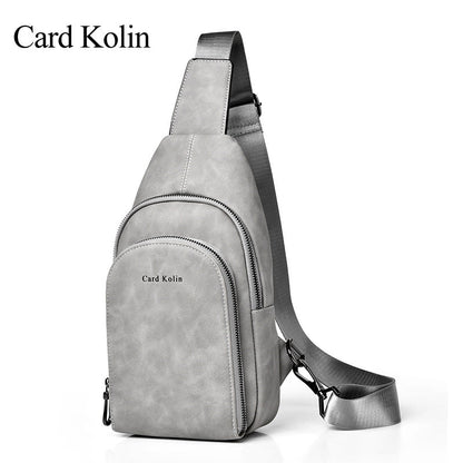 Men's Popular Texture Commute Minimalist Fashion Men's Chest Bags