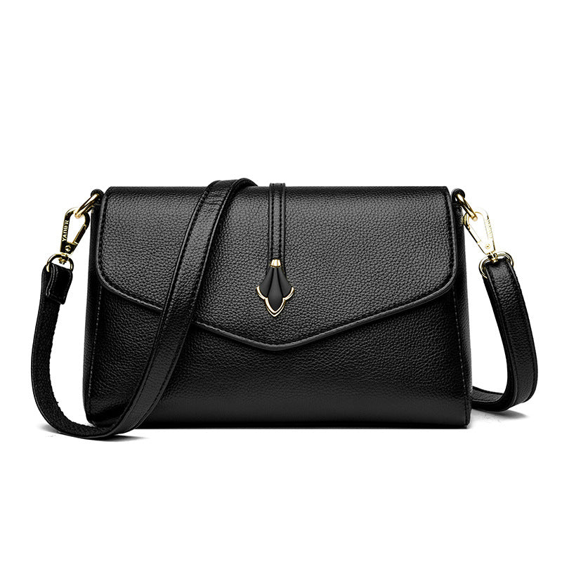 Women's For Soft Leather Fashion Mother Large Shoulder Bags
