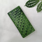 Women's & Men's & Leather Hand-woven Long Sheepskin Lightweight Men's Wallets