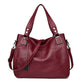 Women's Large Capacity Korean Stitching Embroidery Thread Crossbody Bags