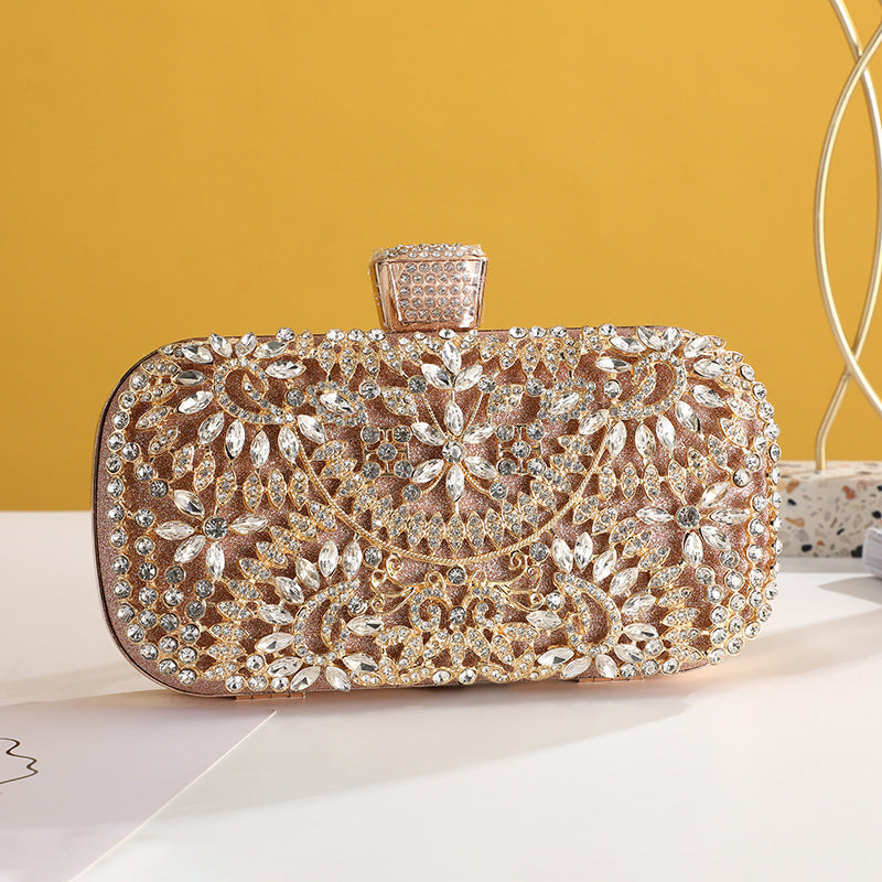 Rhinestone Dinner Party Pattern Large Capacity Bags