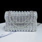 Women's Full Diamond Underarm Banquet Dress One Bags