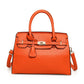 Women's Fashionable Large Capacity Simple Silk Scarf Handbags