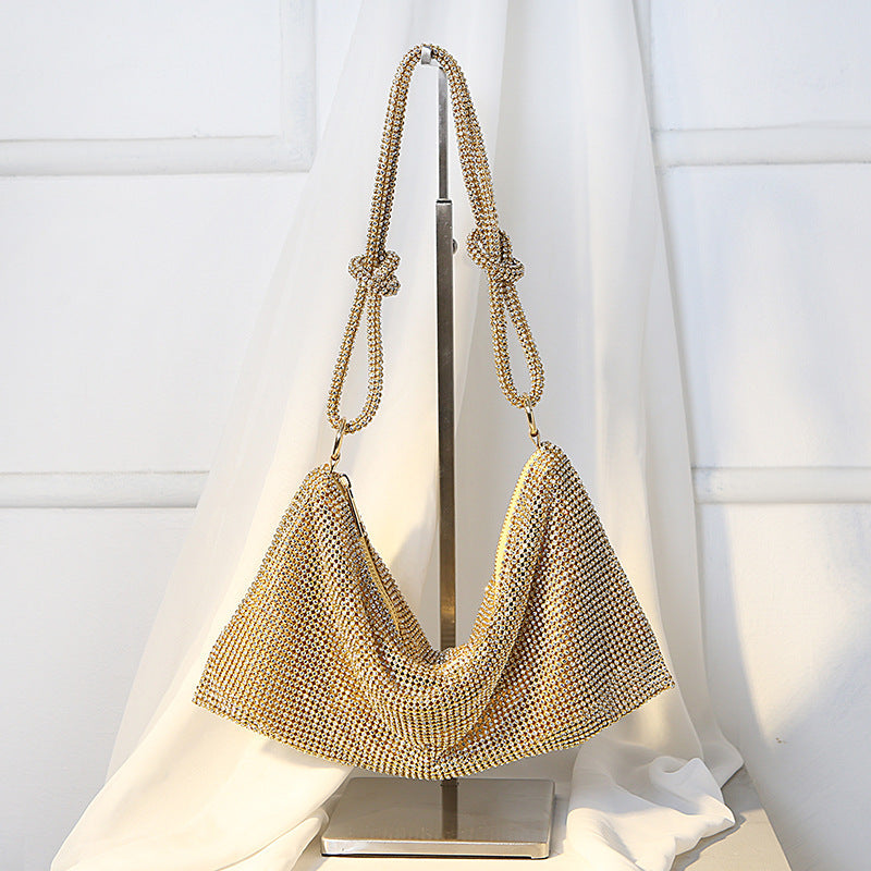 Women's Handmade Full Rhinestone Dinner Party Banquet Evening Bags