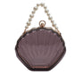 Beaded Clip Shell Pearl Chain Acrylic Shoulder Bags