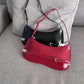 Design Cowhide Red Baguette Genuine Leather Handbags