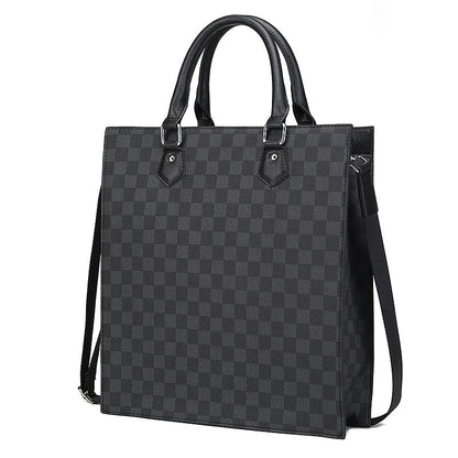 Women's & Men's & Fashion Folder Vertical Zipper Portable Men's Handbags