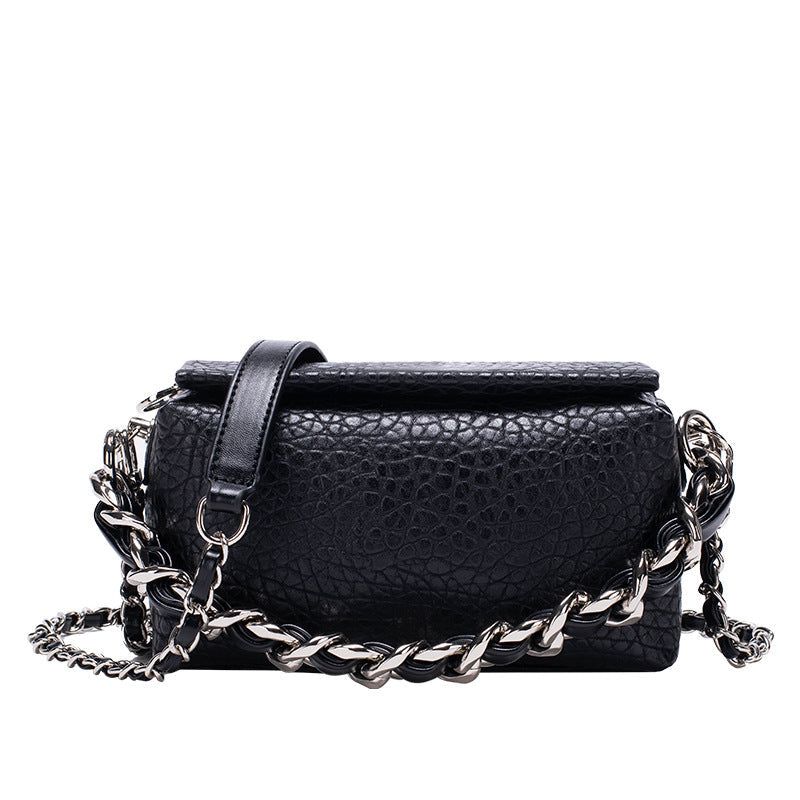 Women's Box Texture Chain Fashion Litchi Pattern Bags