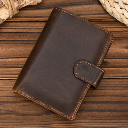 Women's & Men's First Layer Cow Two Fold Three Multi Purses