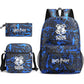 Harry Potter College Badge Pencil Three-piece Backpacks