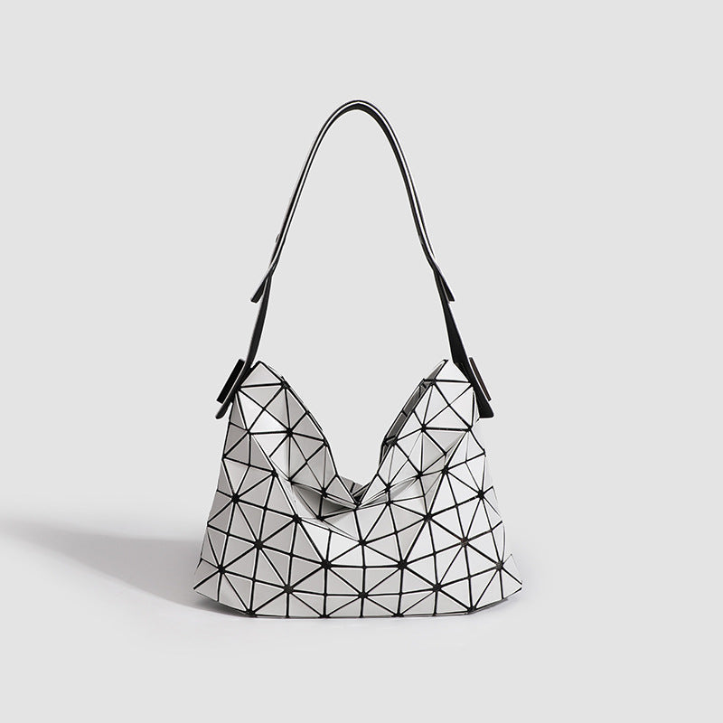 Trendy Style Underarm Commuter Geometric Rhombus Crossbody Bags