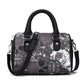 Women's Skull Pillow Fashion Color Printing Portable Handbags