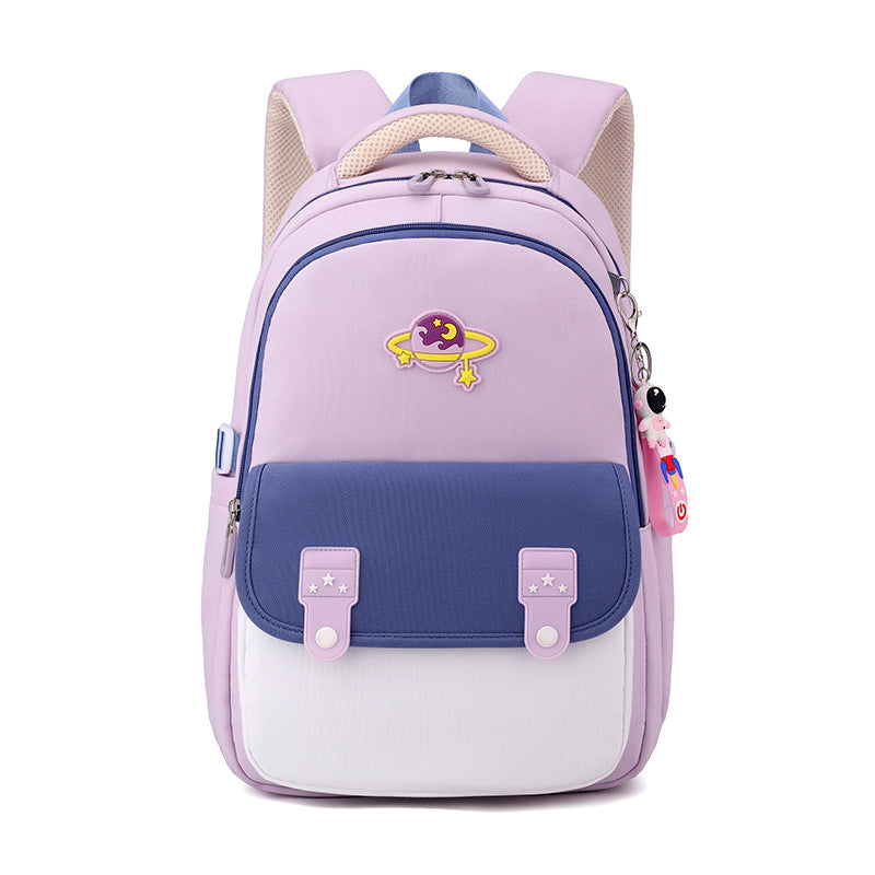 Children's Natural Fish Boys Portable Burden Alleviation One Two Elementary School Students' Schoolbags