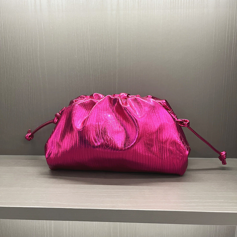 Women's Golden Cloud Large Size Woven Shoulder Bags