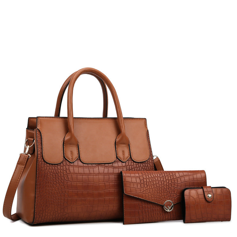 Women's Fashion Classic Stylish Retro Three-piece Shoulder Bags