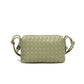 Women's Hand-woven Simple Trendy Black White Chessboard Bags