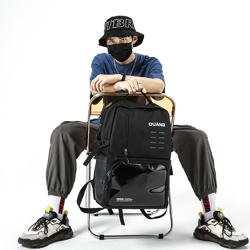 Men's Sneakers Storage Simple Trendy Cool Soccer Backpacks