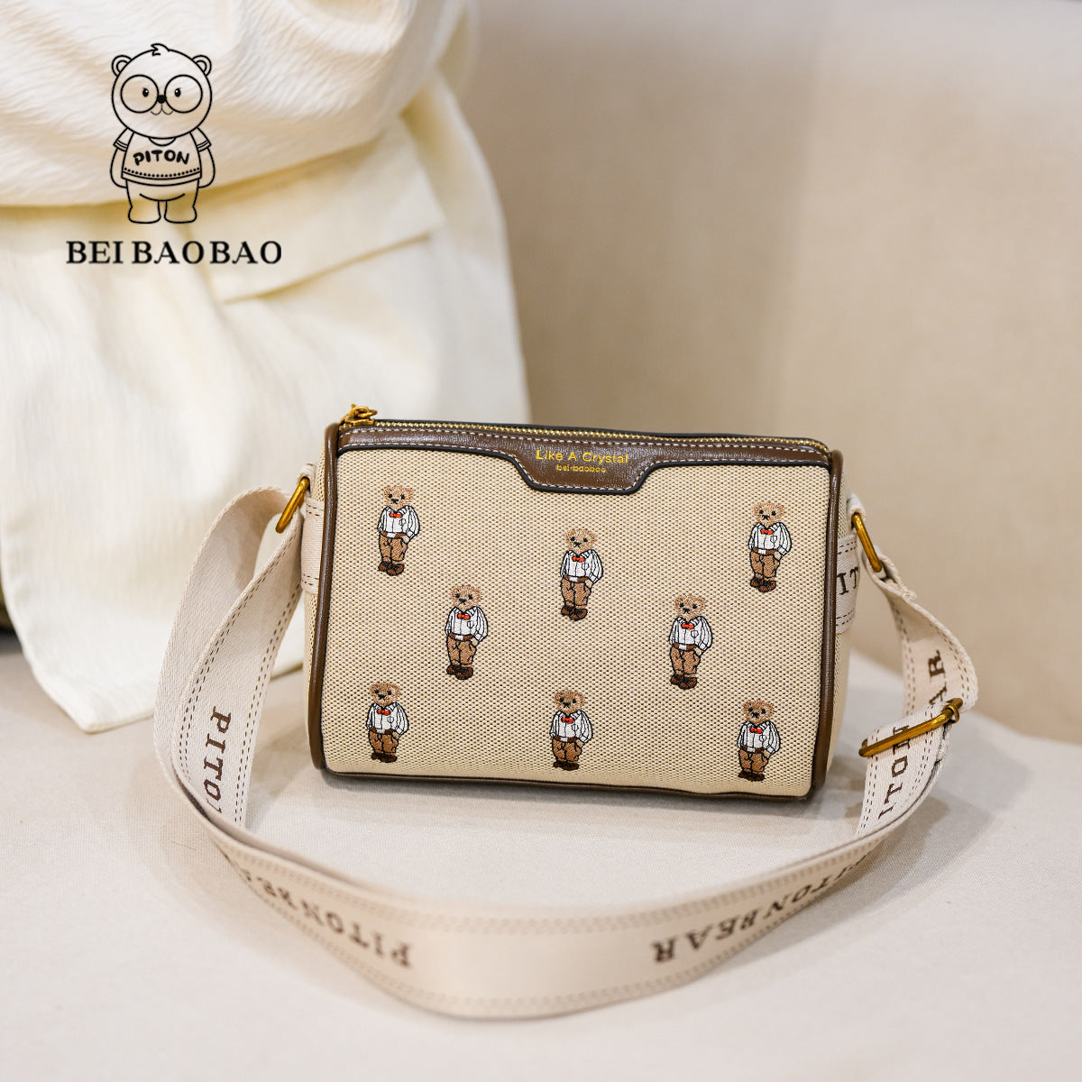 Women's Cool Source Canvas Fashion Cartoon Crossbody Bags