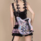 Guitar Cartoon Girly Fashion Laser Writing Sweet Crossbody Bags