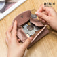 Mini Folding Simple Genuine Leather Female Ladies Wallets