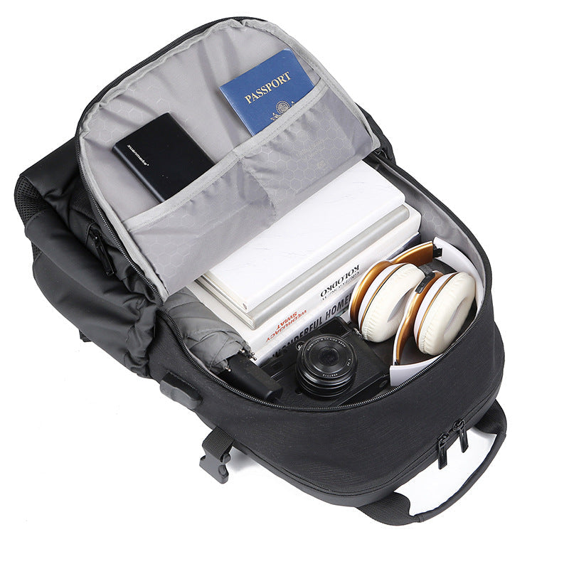 Men's Large Capacity Reflective Waterproof Business Commute Backpacks