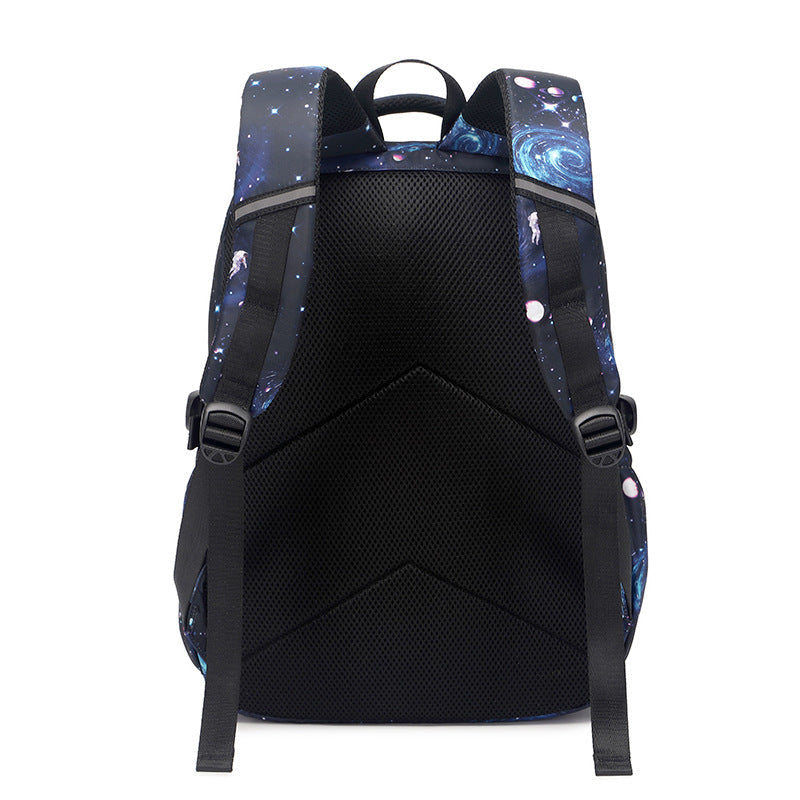 Men's & Children's & Large Capacity Primary Boy Starry Elementary School Students' Schoolbags